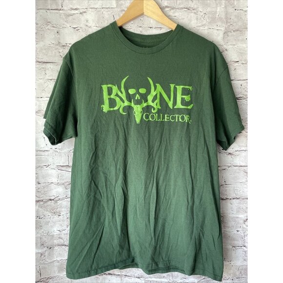 Bone Collector Mens Green Hunting Logo T-shirt Short Sleeve L - Picture 1 of 3